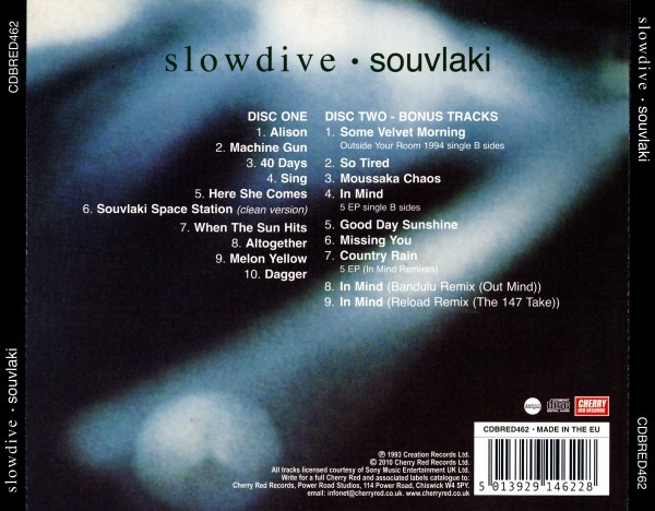 SLOWDIVE - SOUVLAKI - Imagen 2