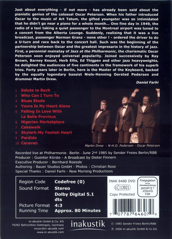 OSCAR PETERSON TRIO - THE BERLIN CONCERT - Imagen 2
