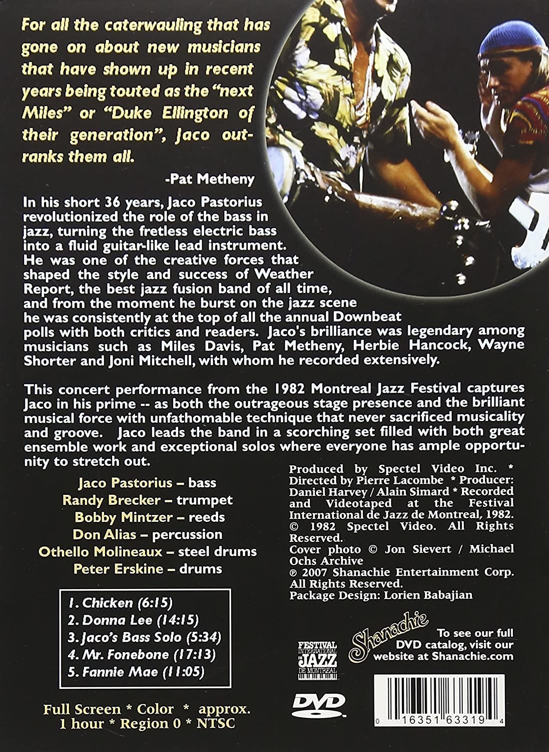 JACO PASTORIUS - LIVE AND OUTRAGEOUS - Imagen 2