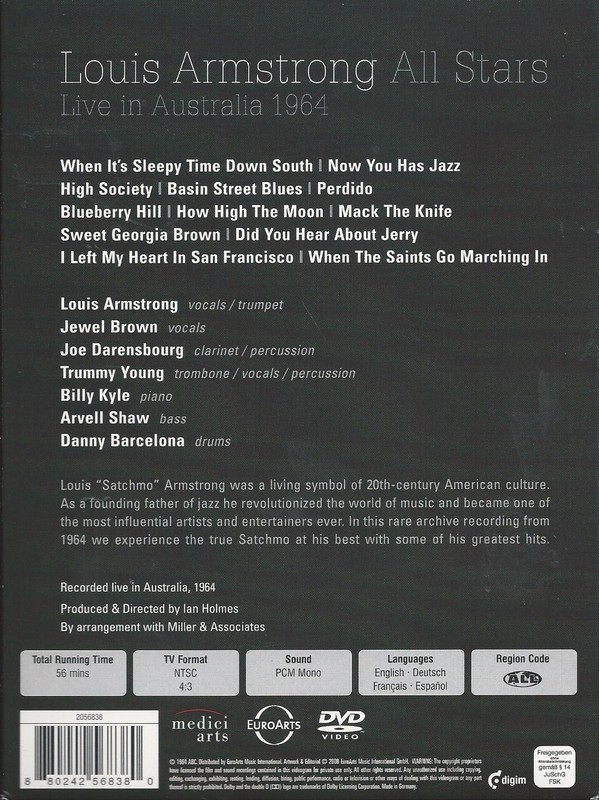 LOUIS ARMSTRONG - LIVE IN AUSTRALIA 1964 - Imagen 2