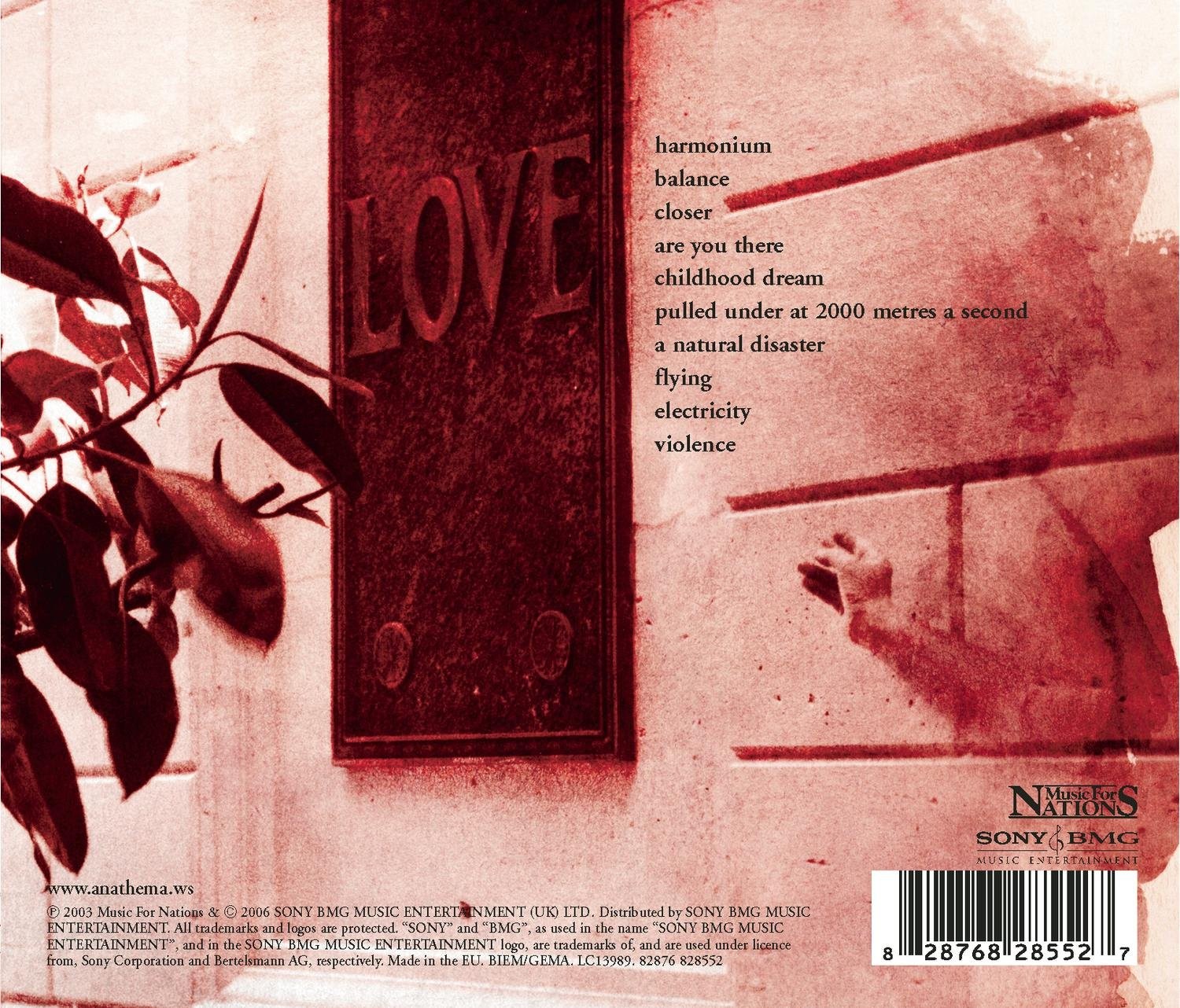 ANATHEMA - A NATURAL DISASTER