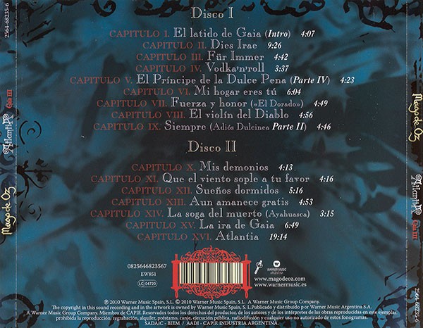 MAGO DE OZ - ATLANTIA - GAIA III