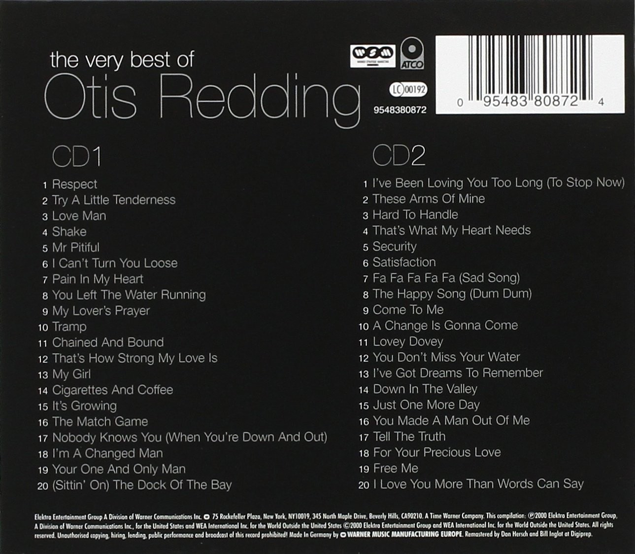 OTIS REDDING - THE VERY BEST OF OTIS REDDING