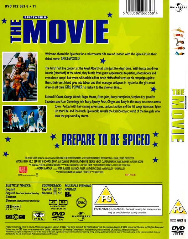 SPICE GIRLS - SPICE WORLD THE MOVIE - Imagen 2