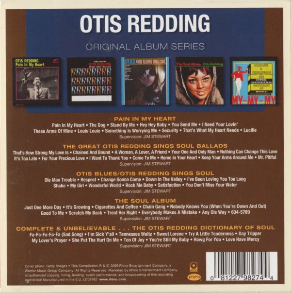 OTIS REDDING - ORIGINAL ALBUM SERIES - Imagen 2