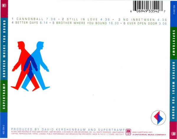SUPERTRAMP - BROTHER WHERE YOU BOUND - Imagen 2