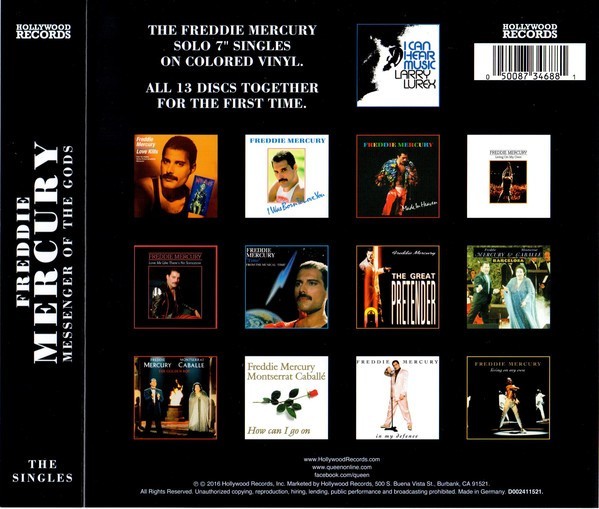FREDDIE MERCURY - MESSENGER OF THE GODS - THE SINGLES - Imagen 2