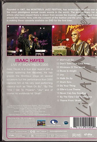 ISAAC HAYES - LIVE AT MONTREUX 2005 - Imagen 2