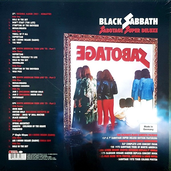 BLACK SABBATH - SABOTAGE - Imagen 2