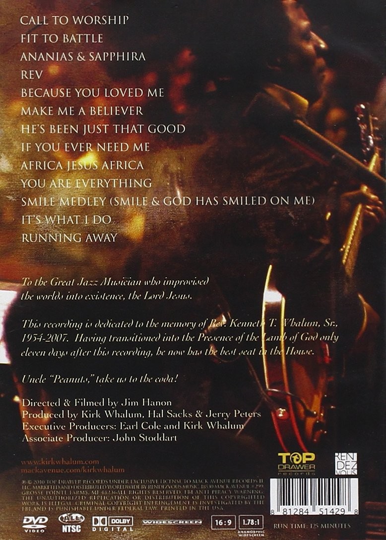 KIRK WHALUM - THE GOSPEL ACORDING TO JAZZ CHAPTER III - Imagen 2