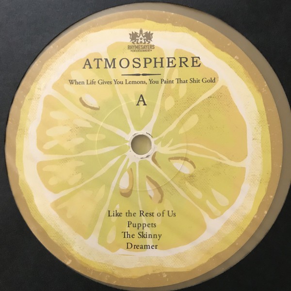 ATMOSPHERE - WHEN LIFE GIVES YOU LEMONS YOU PAIN THAT SHIT GOLD - Imagen 2