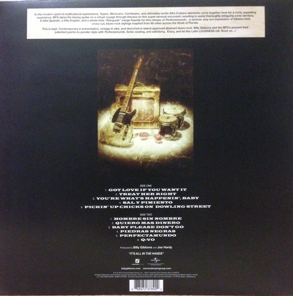 BILLY GIBBONS - ZZ-TOP - PERFECTAMUNDO - Imagen 2