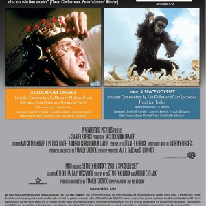 A CLOCKWORK ORANGE / 2001 A SPACE ODYSSEY