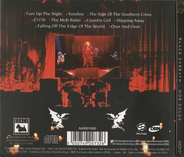 BLACK SABBATH - MOB RULES - Imagen 2