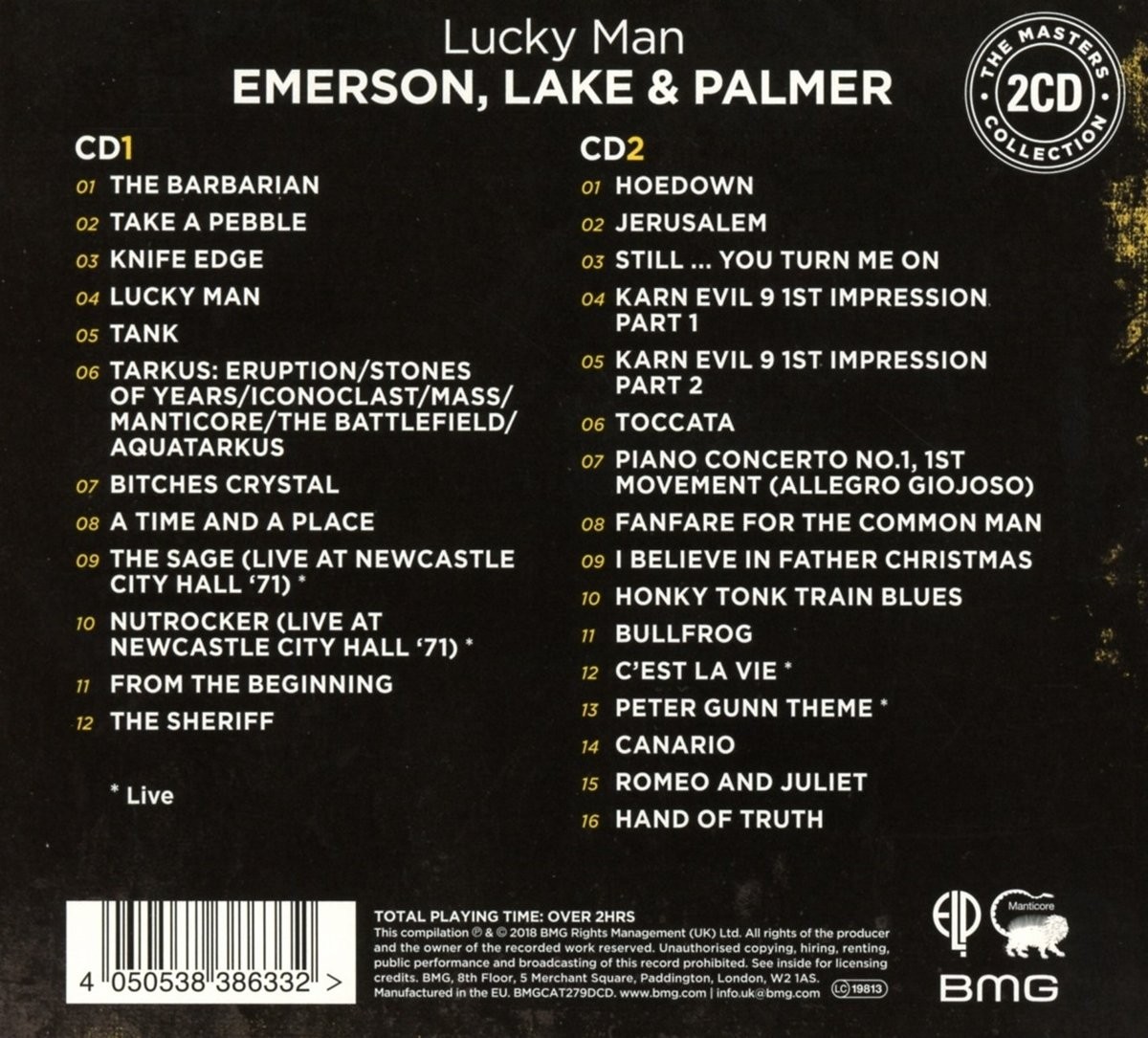 EMERSON LAKE & PALMER - LUCKY MAN
