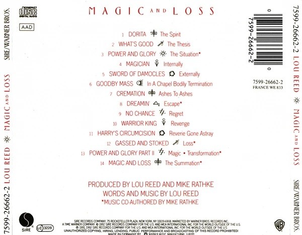 LOU REED - MAGIC AND LOSS - Imagen 2