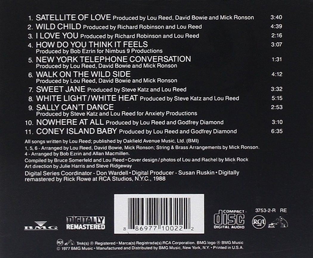 LOU REED - WALK ON THE WILD SIDE