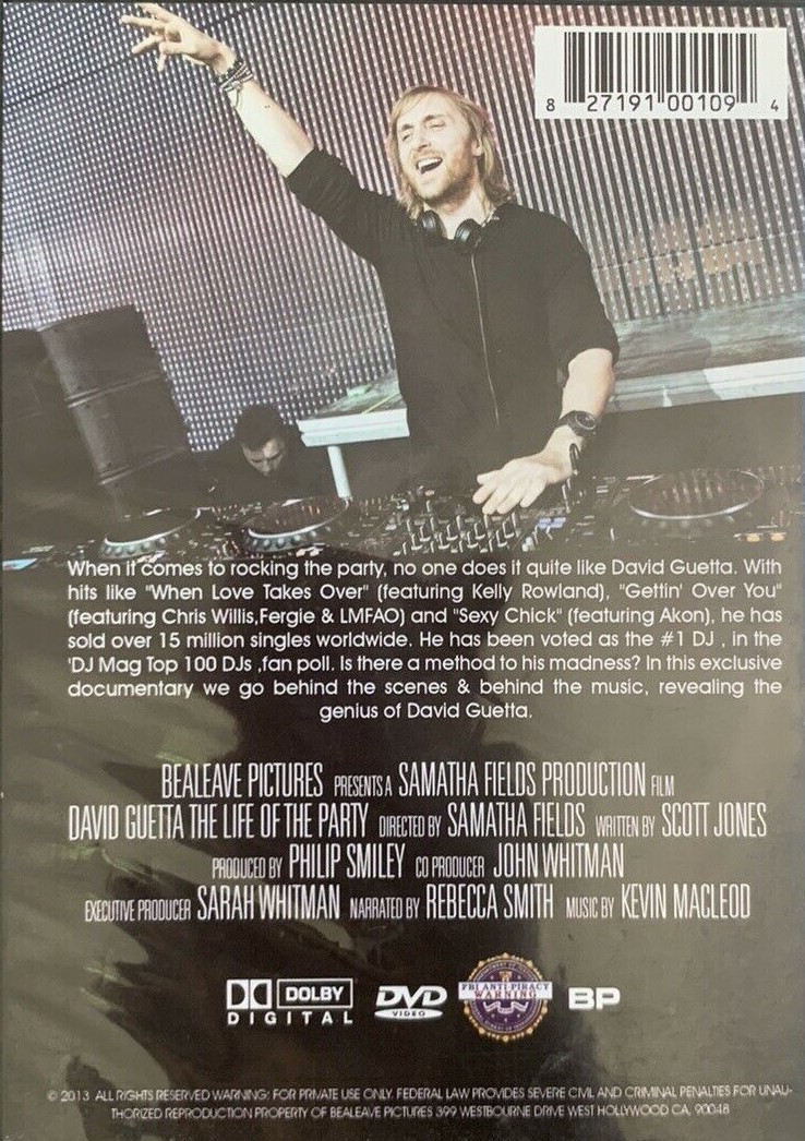 DAVID GUETTA - THE LIFE OF THE PARTY - Imagen 2