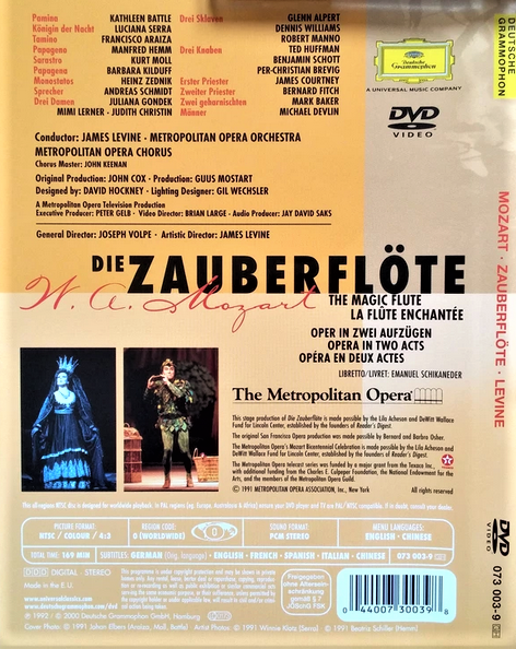 JAMES LEVINE - DIE ZAUBERFLOTE - Imagen 2