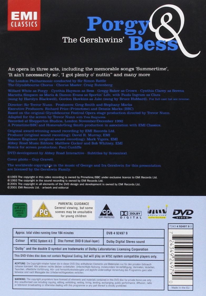 PORGY & BESS - THE GERSHWINS - Imagen 2