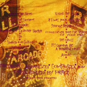 PRINCE - SING O THE TIMES