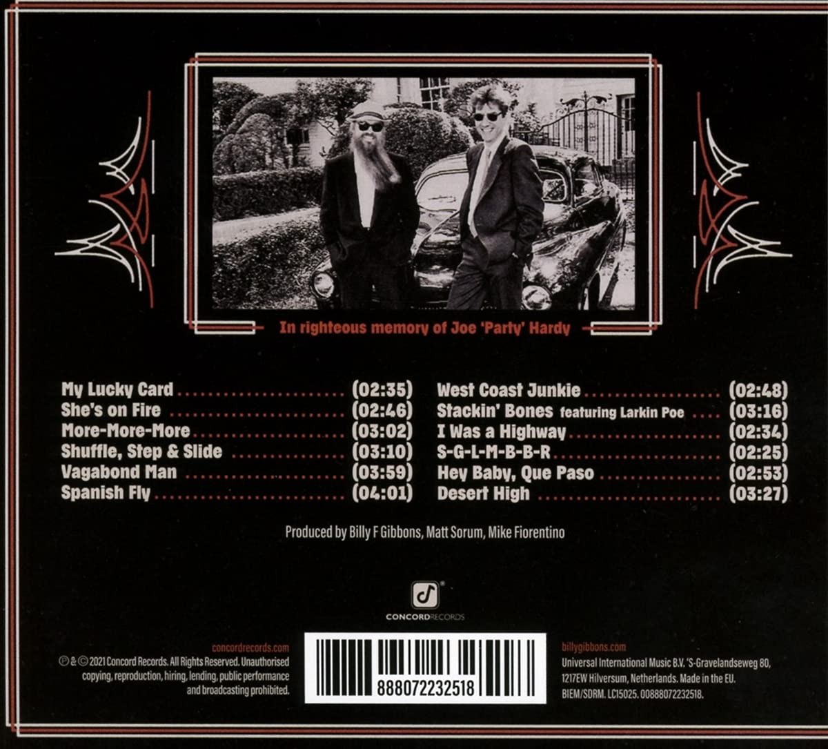 BILLY F GIBBSONS - HARDWARE