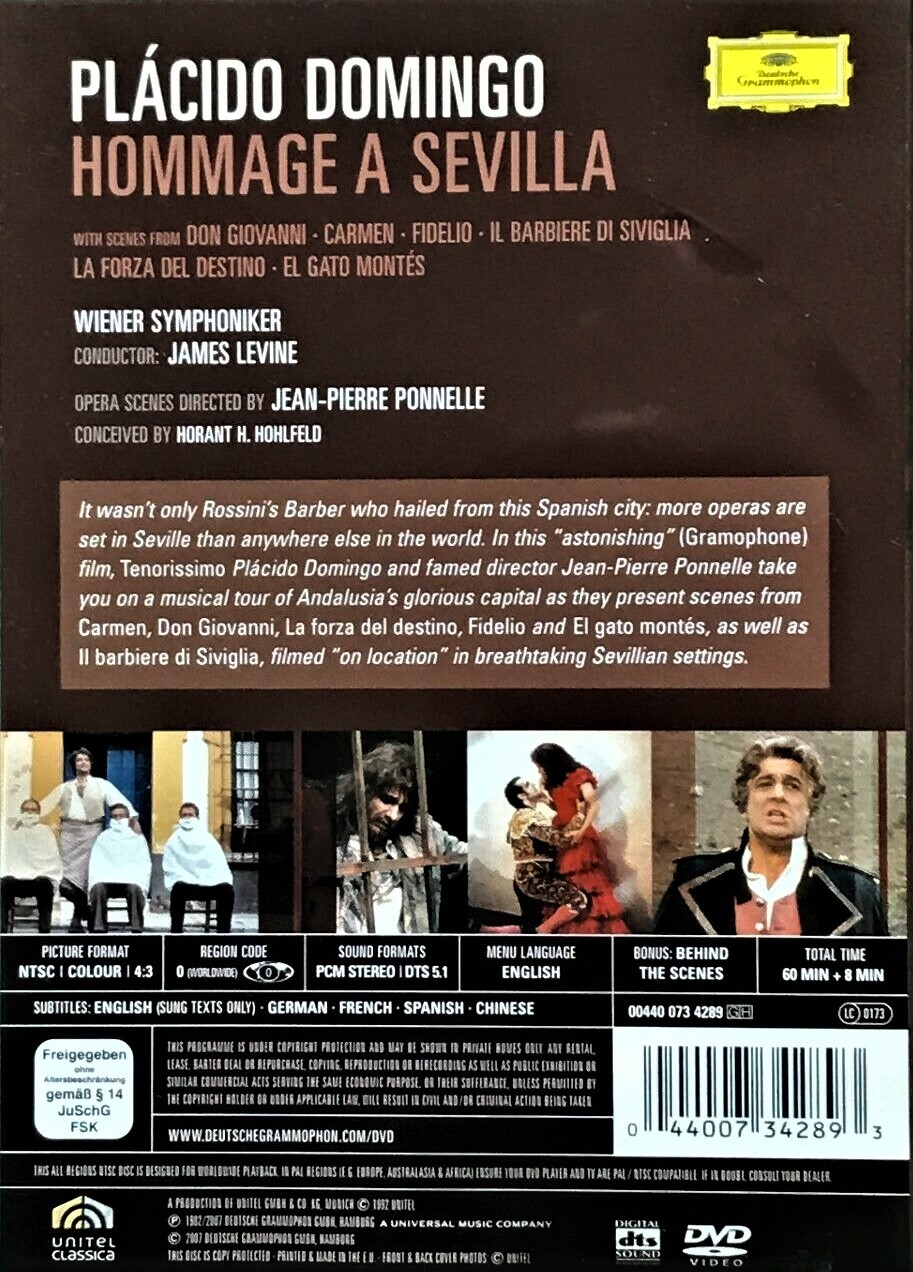 PLACIDO DOMINGO - HOMENAJE A SEVILLA - Imagen 2
