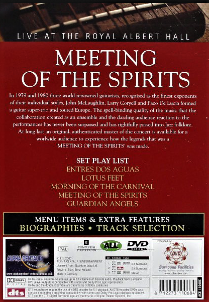 MEETING OF THE SPIRITS - LIVE AT THE ROYAL ALBERT HALL - Imagen 2