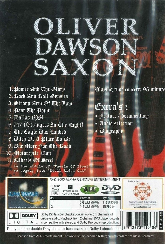 OLIVER DAWSON SAXON - ROCK HAS LANDED - ITS ALIVE - Imagen 2