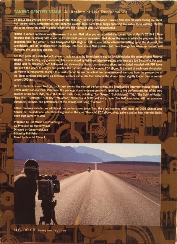 NEIL PEART - TAKING CENTER STAGE A LIFETIME OF LIVE PERFORMANCE - Imagen 2