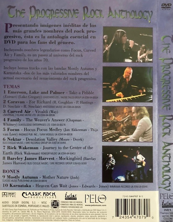 THE PROGRESSIVE ROCK ANTHOLOGY - THE ULTIMATE PROGRESSIVE ROCK COLLECTION - Imagen 2