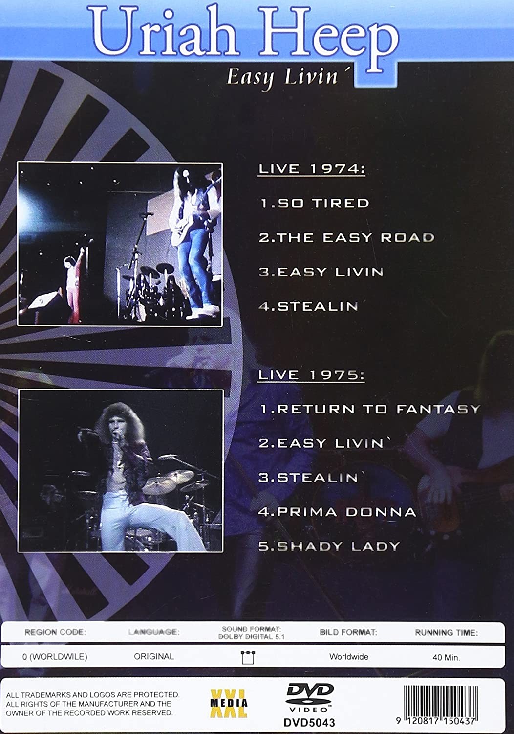 URIAH HEEP - EASY LIVIN THE EARLY YEARS LIVE - Imagen 2