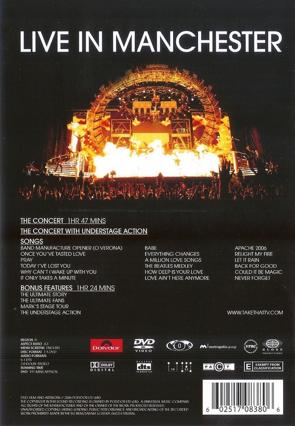 TAKE THAT - THE ULTIMATE TOUR - Imagen 2