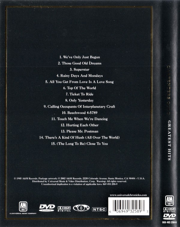 CARPENTERS - GOLD GREATEST HITS - Imagen 2