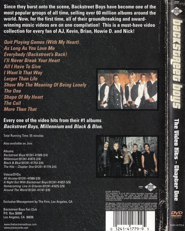 BACKSTREET BOYS - THE VIDEO HITS - CHAPTER ONE - Imagen 2