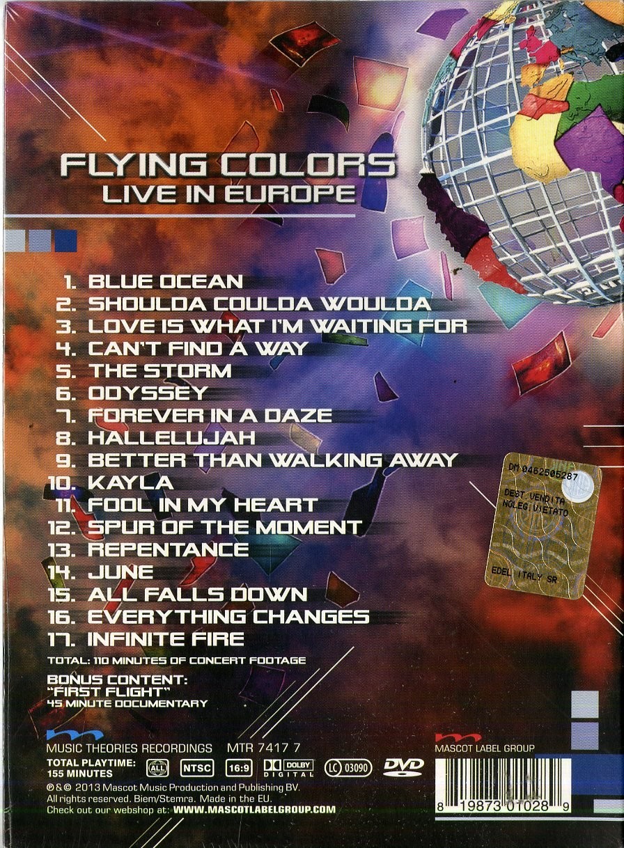 FLYING COLORS - LIVE IN EUROPE - Imagen 2