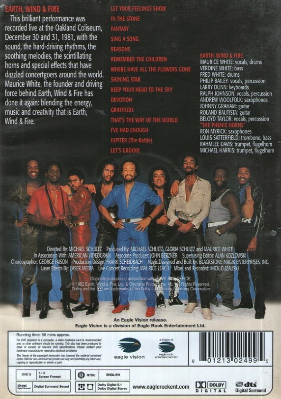EARTH WIND & FIRE - IN CONCERT - Imagen 2