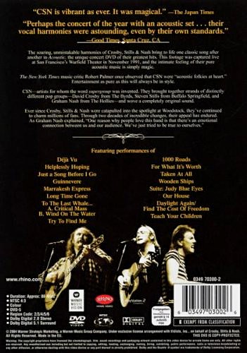 CROSBY STILLS & NASH – THE ACOUSTIC CONCERT - Imagen 2