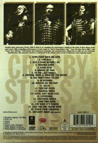 CROSBY STILLS & NASH - DAYLIGHT AGAIN - Imagen 2