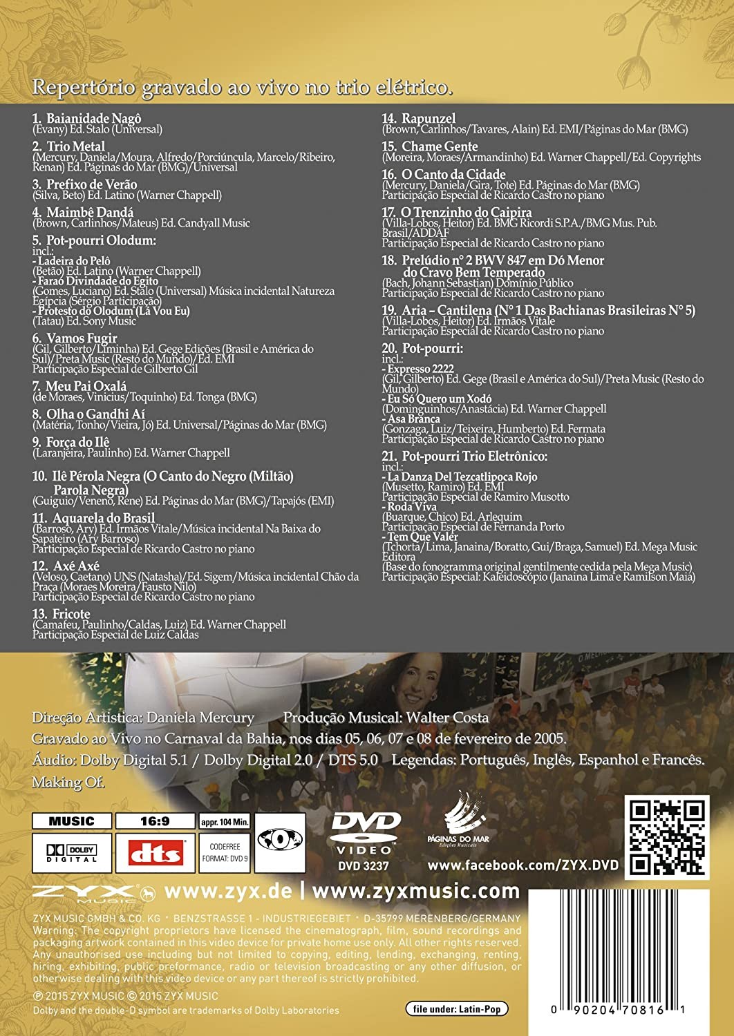 DANIELA MERCURY - BAILE BARROCO NO CARNAVAL DA BAHIA - Imagen 2