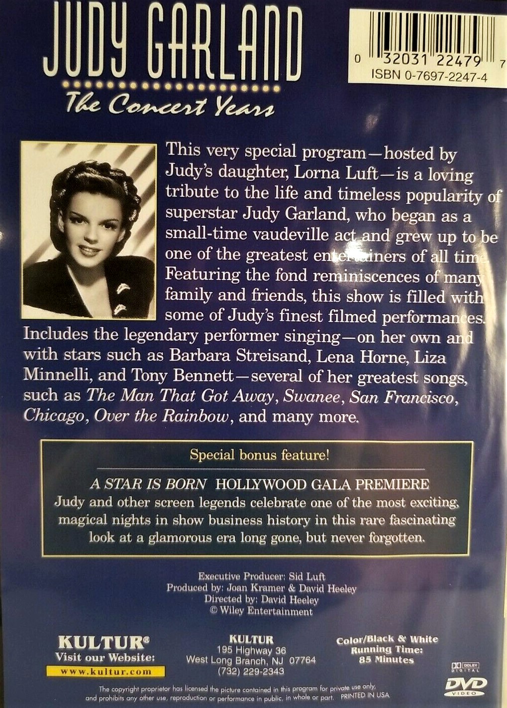 JUDY GARLAND - THE CONCERT YEARS - Imagen 2