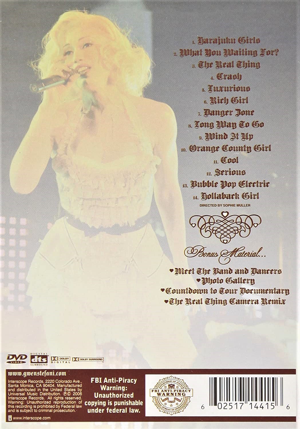 GWEN STEFANI - HARAJUKU LOVERS LIVE - Imagen 2