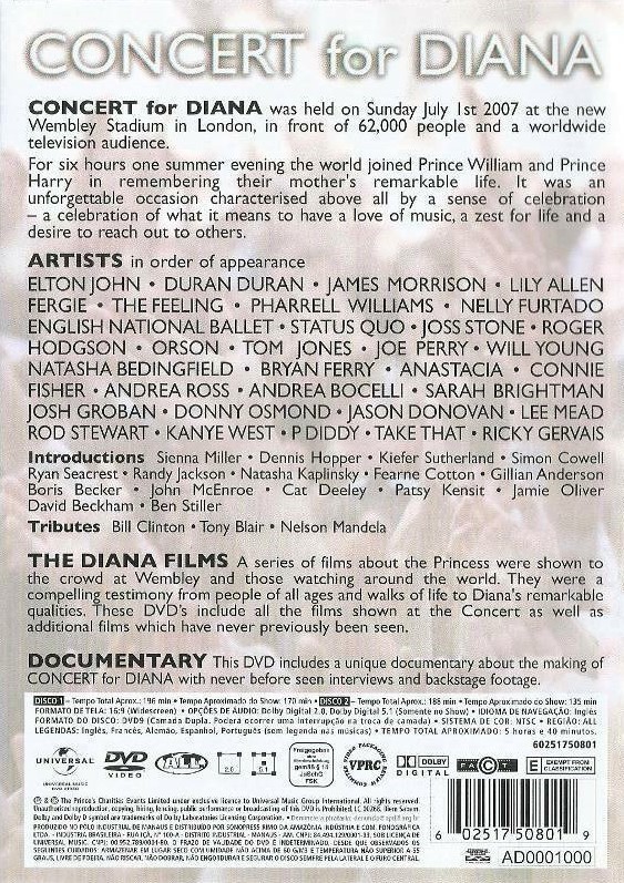 CONCERT FOR DIANA - Imagen 2
