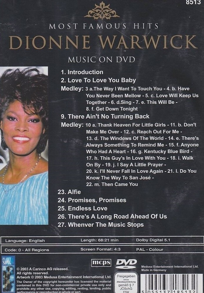 DIONNE WARWICK - THE LADY LIVE - Imagen 2