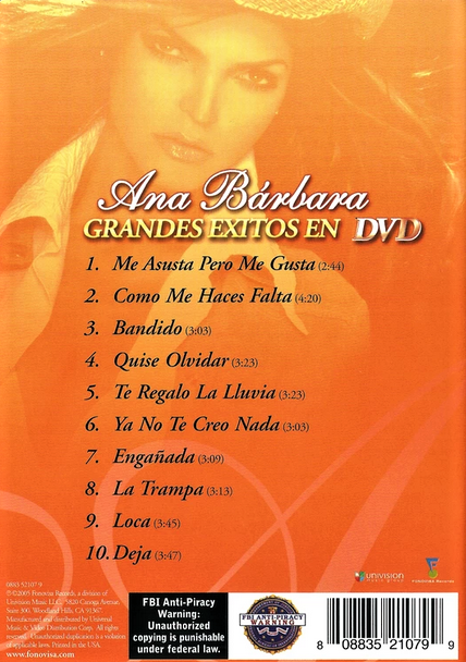 ANA BARBARA - GRANDES EXITOS - Imagen 2