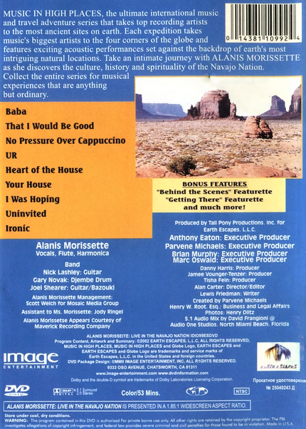 ALANIS MORISSETTE - LIVE IN THE NAVAJO NATION - Imagen 2