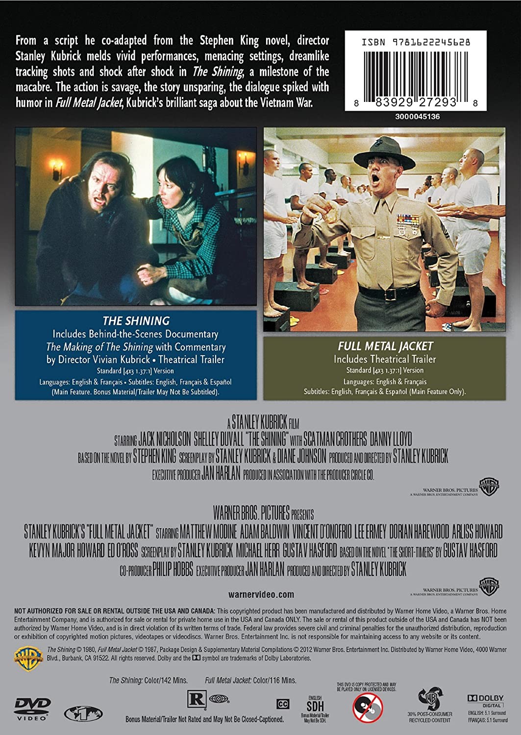 THE SHINING / FULL METAL JACKET - Imagen 2