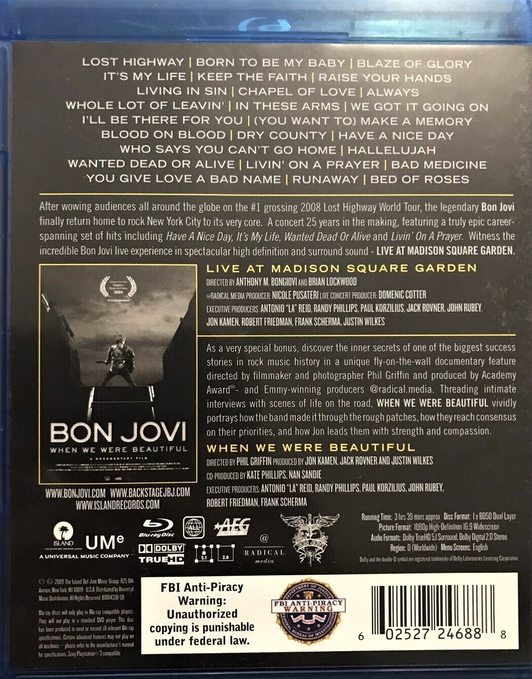 BON JOVI - LIVE AT MADISON SQUARE GARDEN - Imagen 2