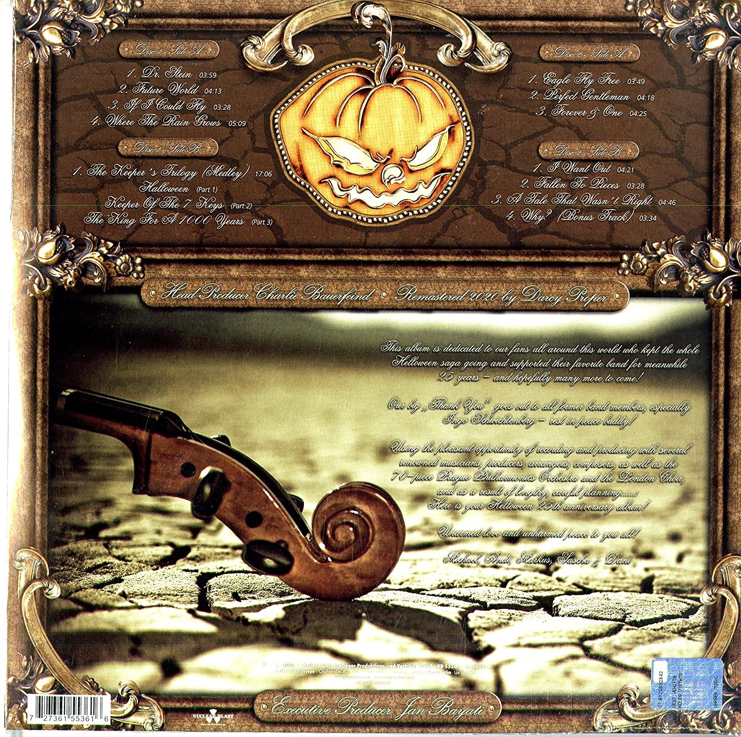 HELLOWEEN - UNARMED - BEST OF 25th ANNIVERSARY - Imagen 2