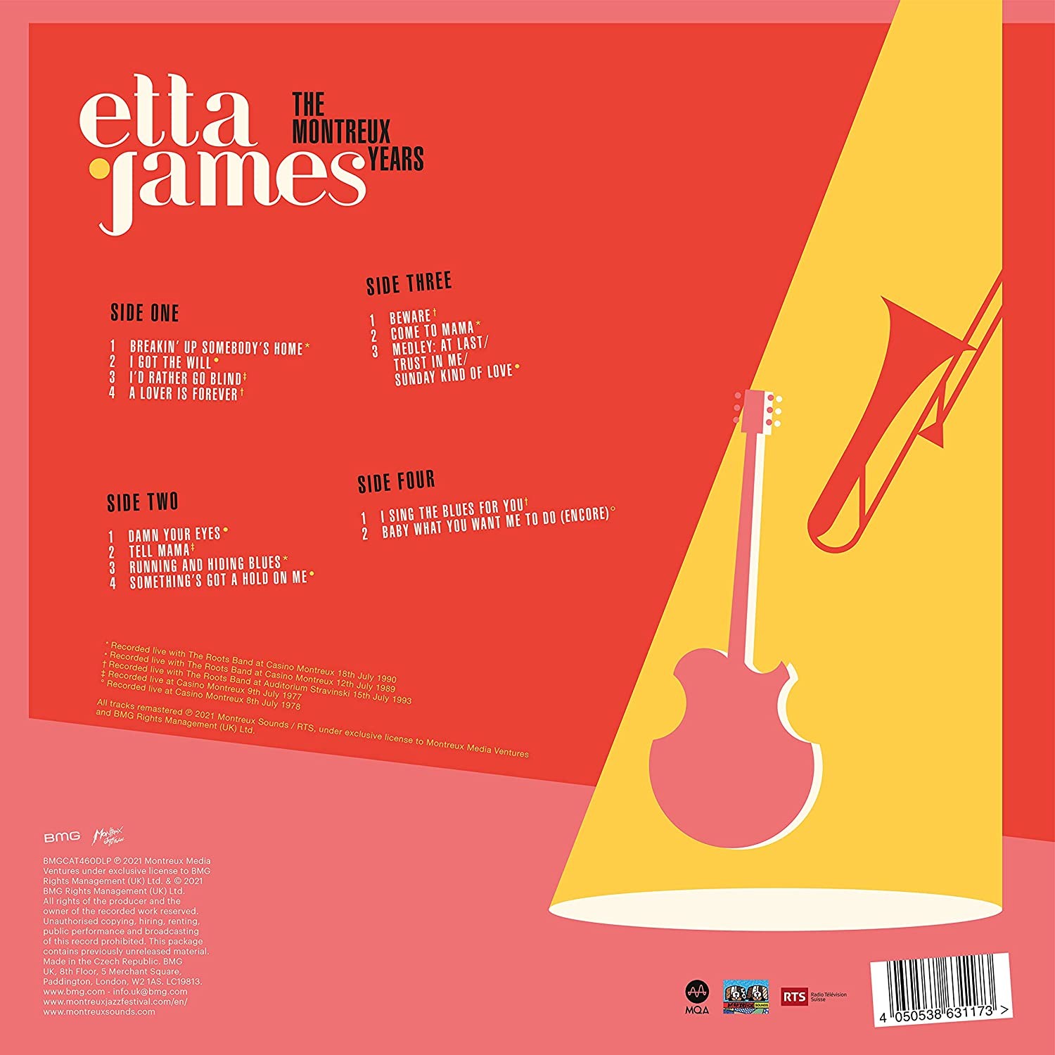 ETTA JAMES - THE MONTREAUX YEARS